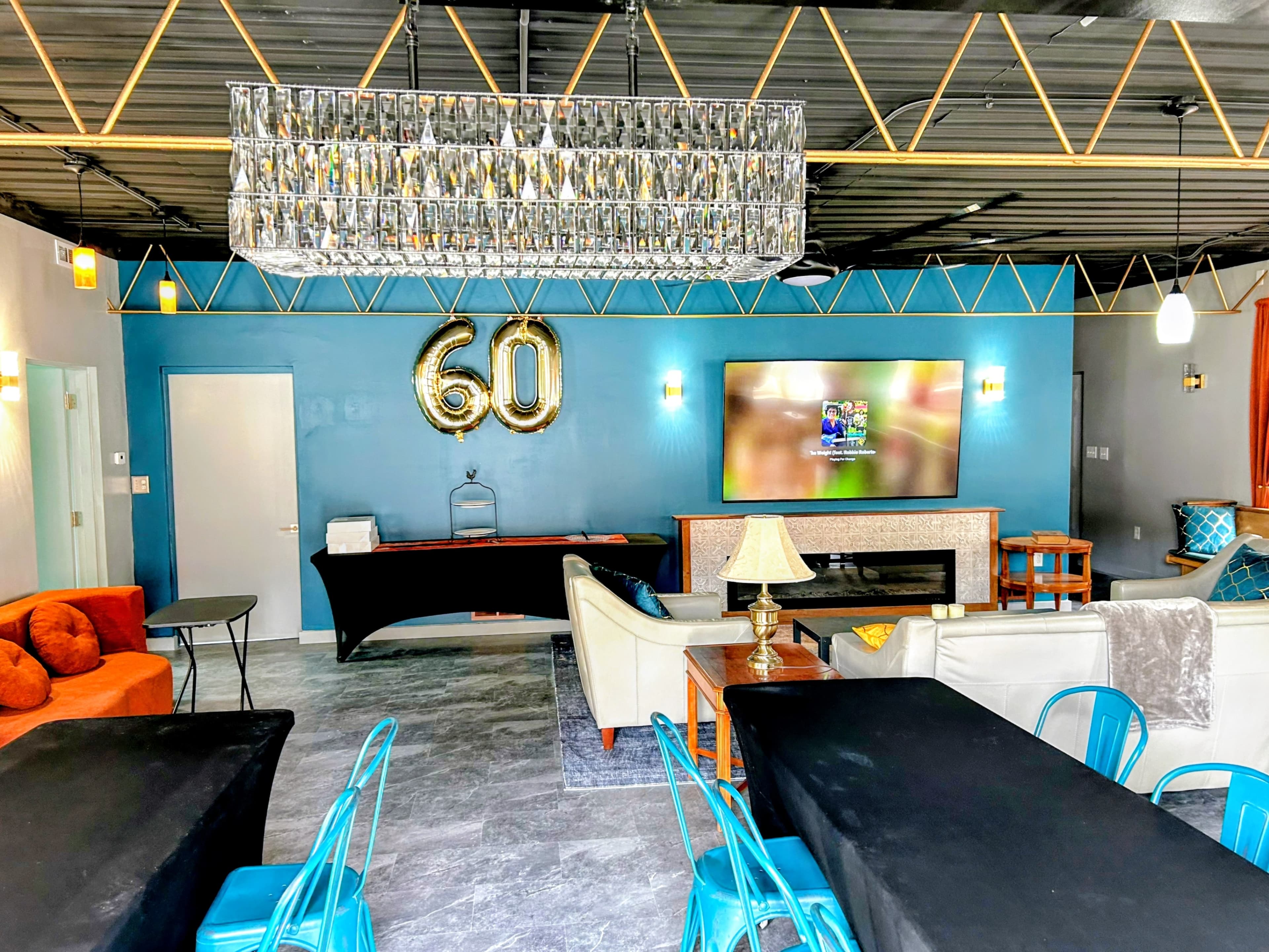 Extra tables & chairs provided per request for your special event